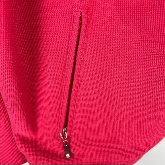 Allison Daley Petite Lightweight full zip jacket hot pink size Large - Picture 7 of 15